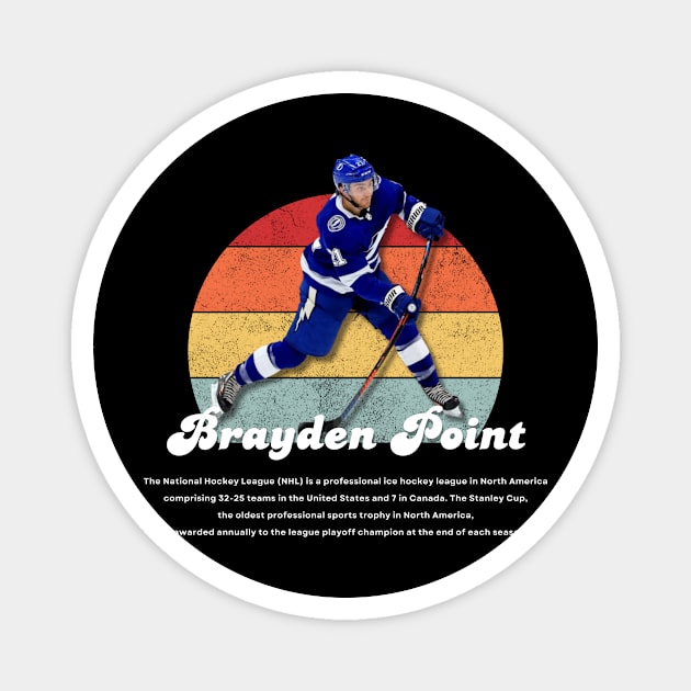 Brayden Point Vintage Vol 01 Magnet by Gojes Art